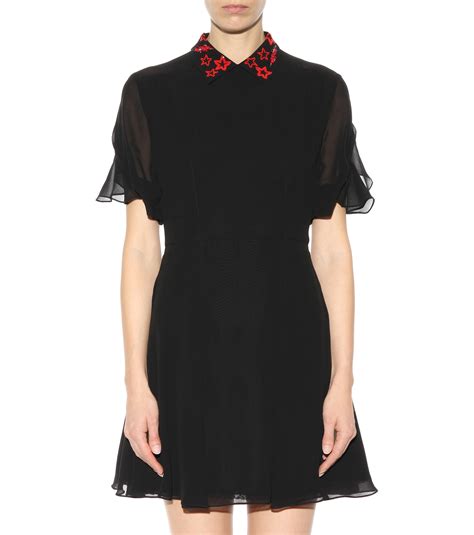 miu miu embellished dress|miu black dress.